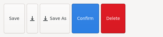 Text, icon, icon-and-label, suggested and destructive buttons