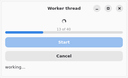 Progress reported from a worker thread through GLib.idle_add